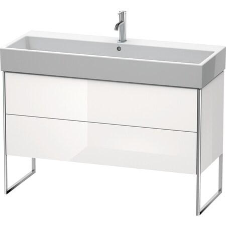 Duravit Brioso One Drawer C-Bonded Wall-Mount Vanity Kit Graphite BR4602T1049
